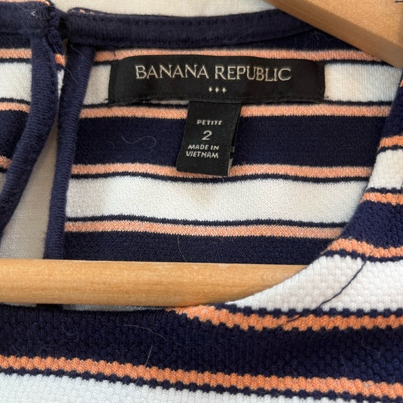 Excellent used navy striped dress - Picture 4 of 4